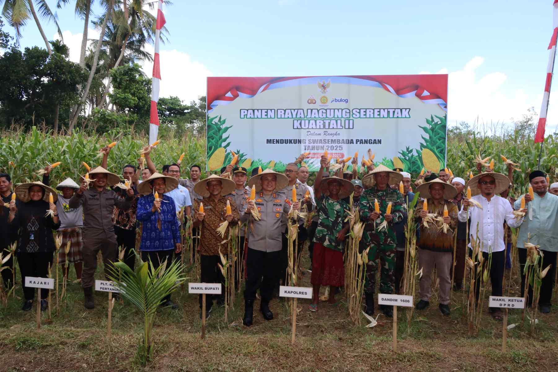 Dukungan Penuh Polri dan Pemda dalam Panen Raya Jagung NTB