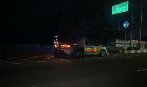 Polsek Kediri Intensifkan Patroli Blue Light di Bypass BIL dan Keling, Cegah 3C dan Balap Liar