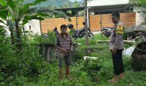 Bhabinkamtibmas Senggigi Dorong Warga Krandangan Kembangkan Ketahanan Pangan
