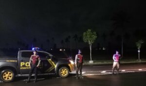 Polres Lombok Barat Intensifkan Patroli Blue Light di Jalur Baypass BIL II