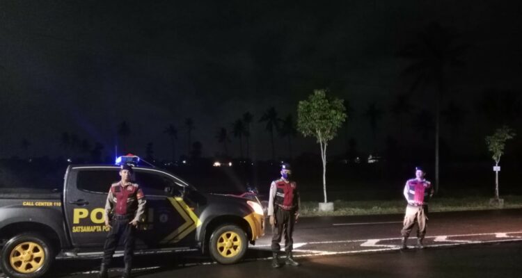 Polres Lombok Barat Intensifkan Patroli Blue Light di Jalur Baypass BIL II