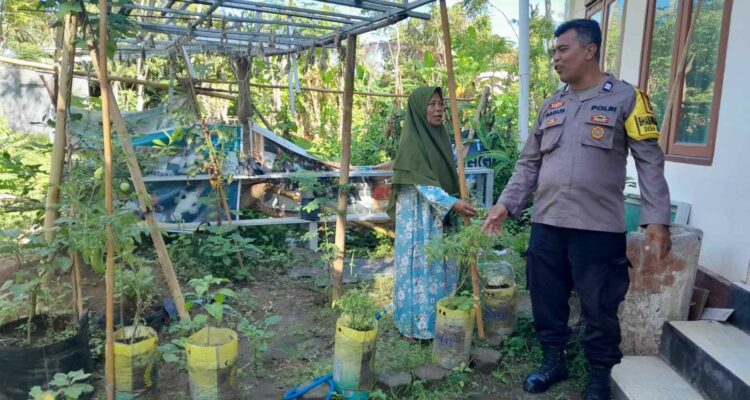 Polsek Batulayar Dorong Program Ketahanan Pangan lewat Edukasi di Senggigi