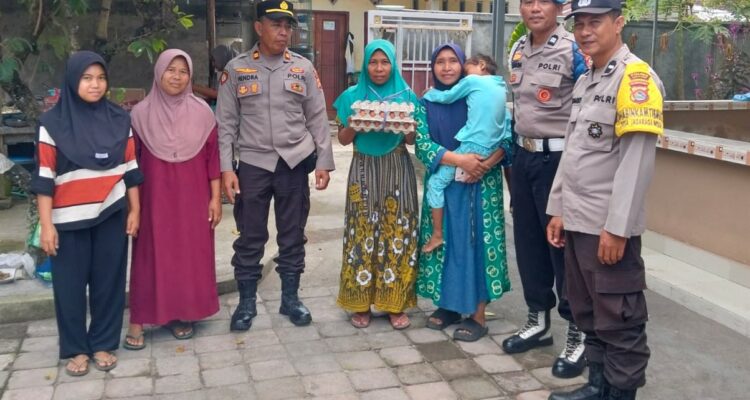 Program Telur Polsek Kediri Dapat Dukungan Pemuda Desa Gelogor, Wujudkan Zero Stunting