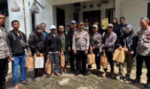 Polres Lombok Barat Peduli Pekerja Keras Lewat Program Nutrisi Mantap