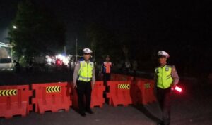 Malam Bebas Kendaraan di Gerung Berlangsung Lancar dan Tertib