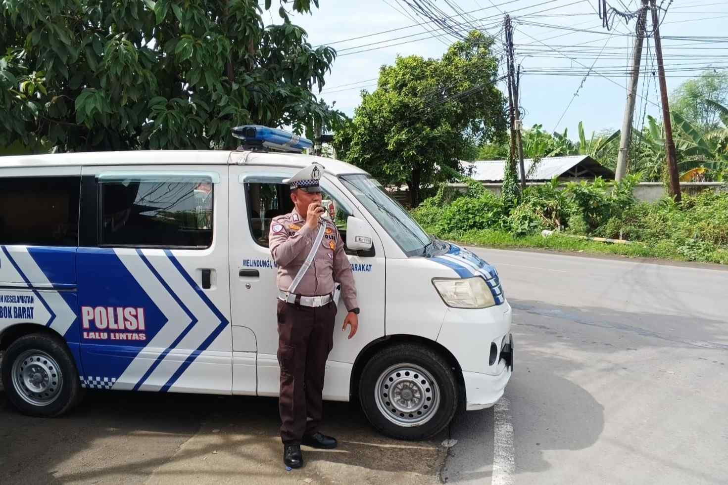Utamakan Teguran, Sat Lantas Lobar Sasar Pelanggaran R2 di Lembar