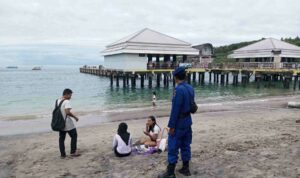 Polairud Lombok Barat Pastikan Sitkamtibmas Pesisir Senggigi Kondusif